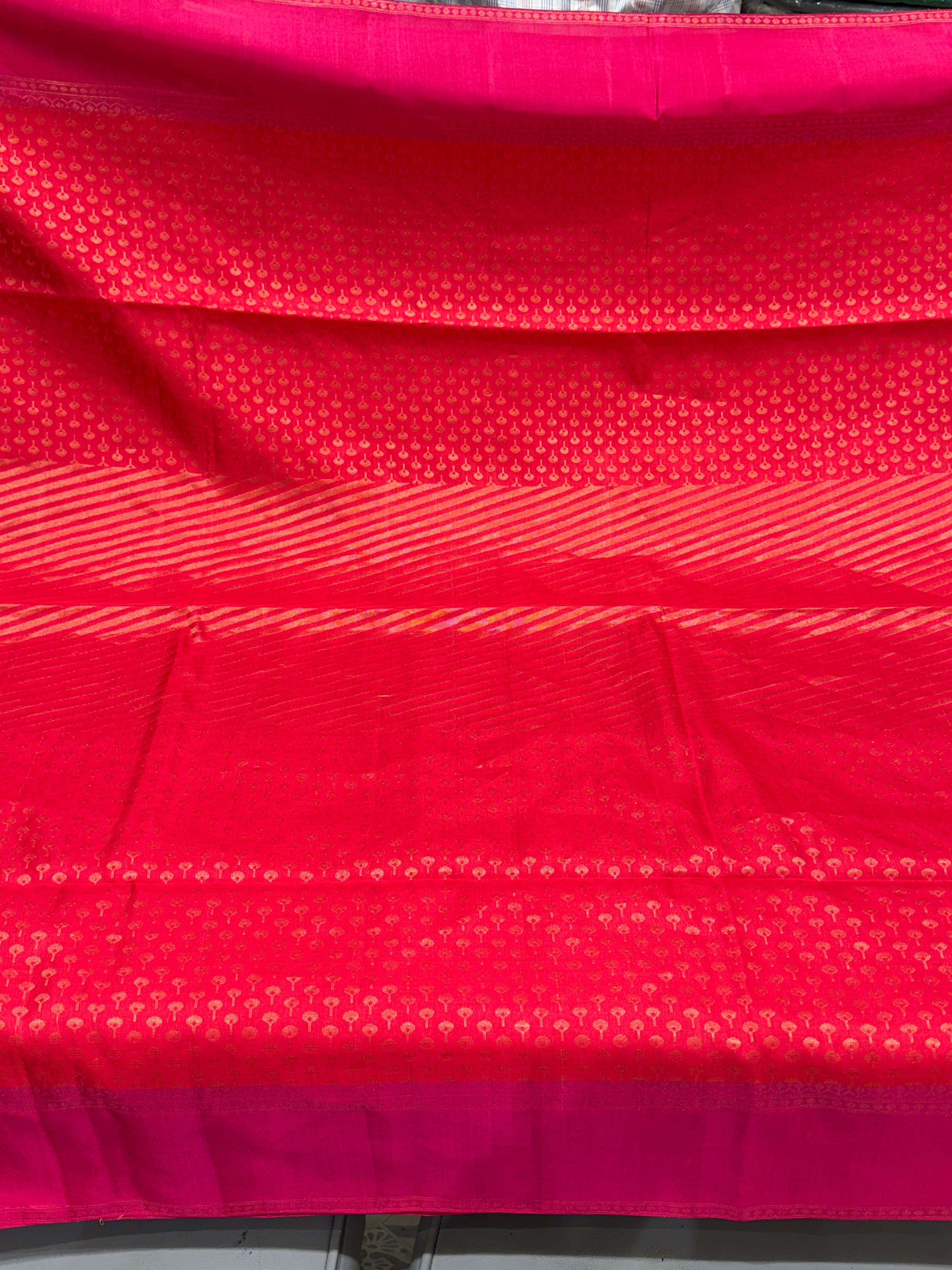 Rust With Rani Handloom Kanchipuram Pure Silk Saree