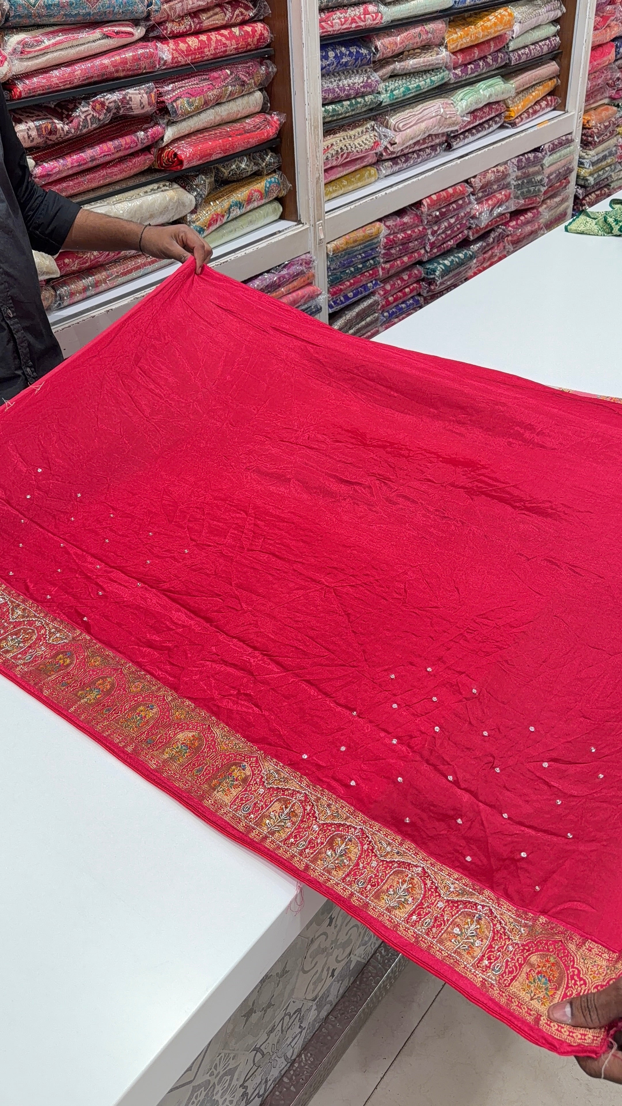 Banarasi Modal Rangkat Doli Edit Saree Wedding Edition Hand Embroidery Saree