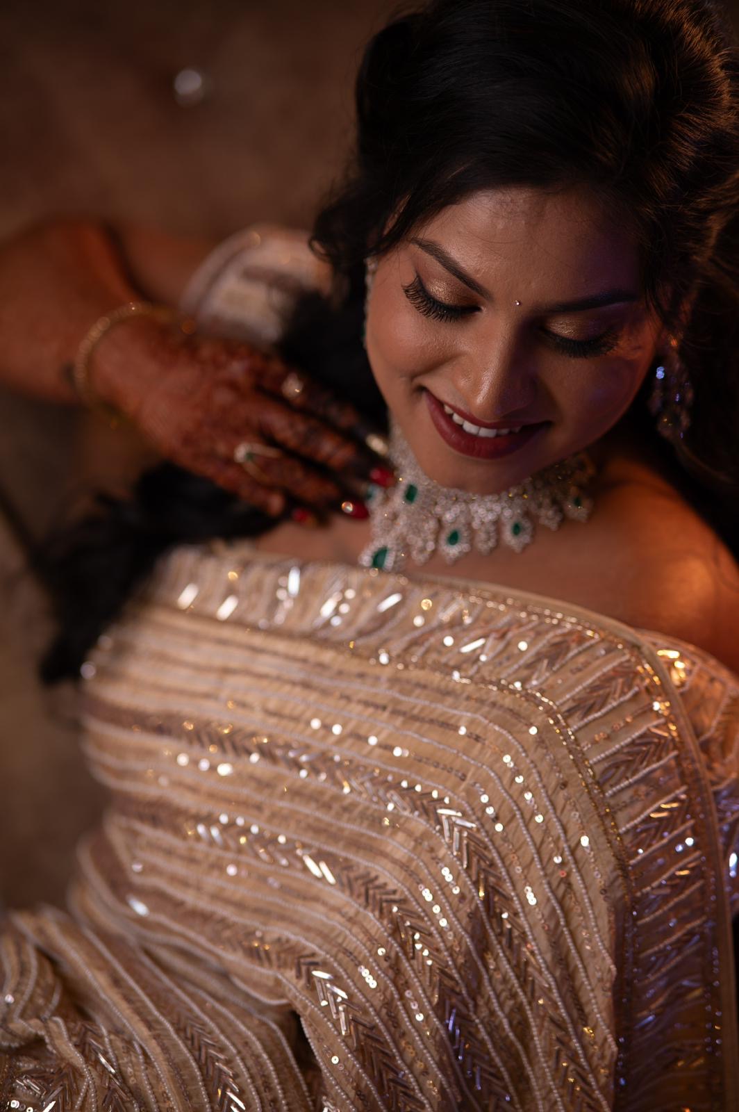 Pink Tissue Hand Embroidery Saree