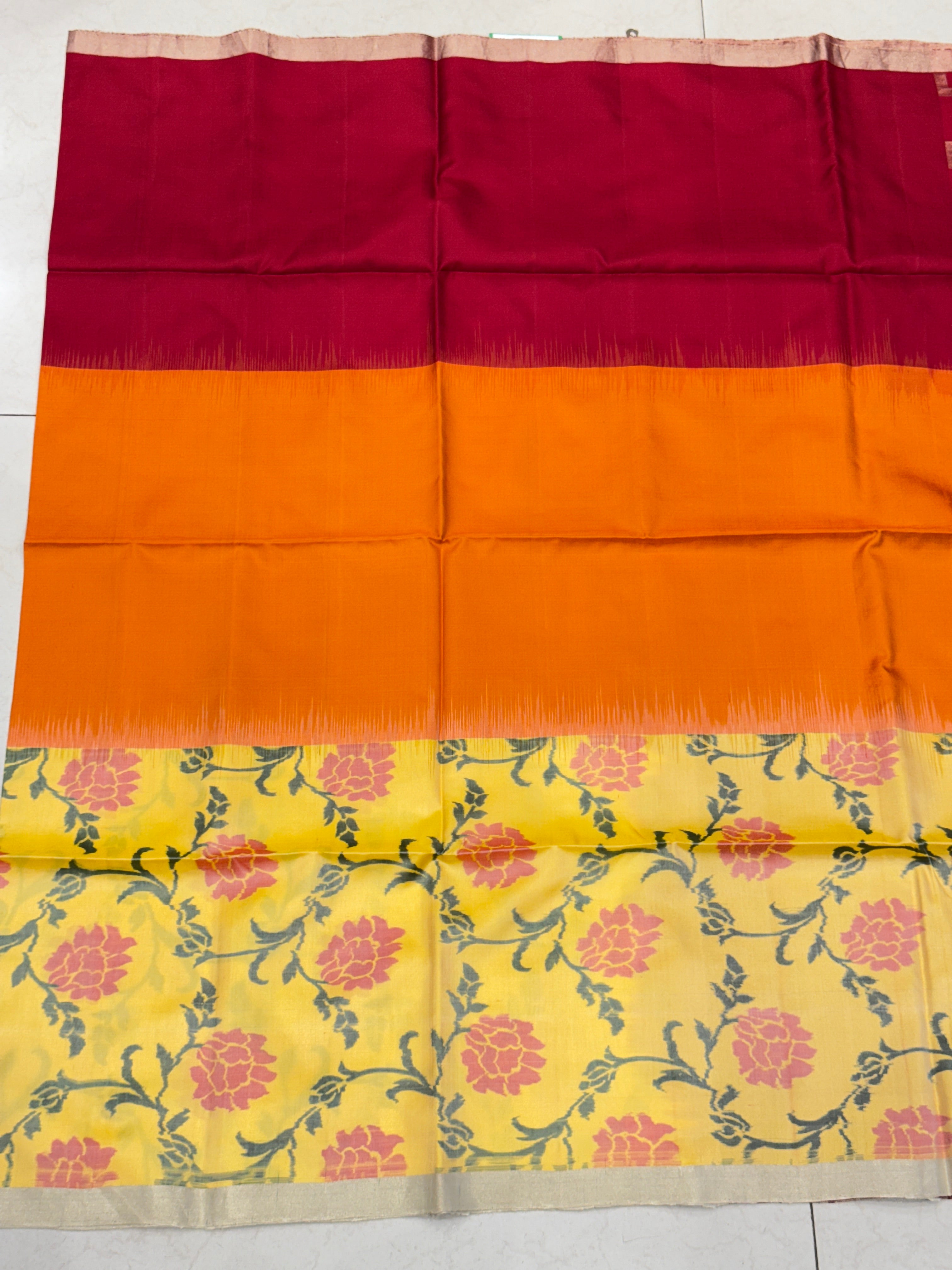 Contemporary Pochampally Ikat Patola Saree