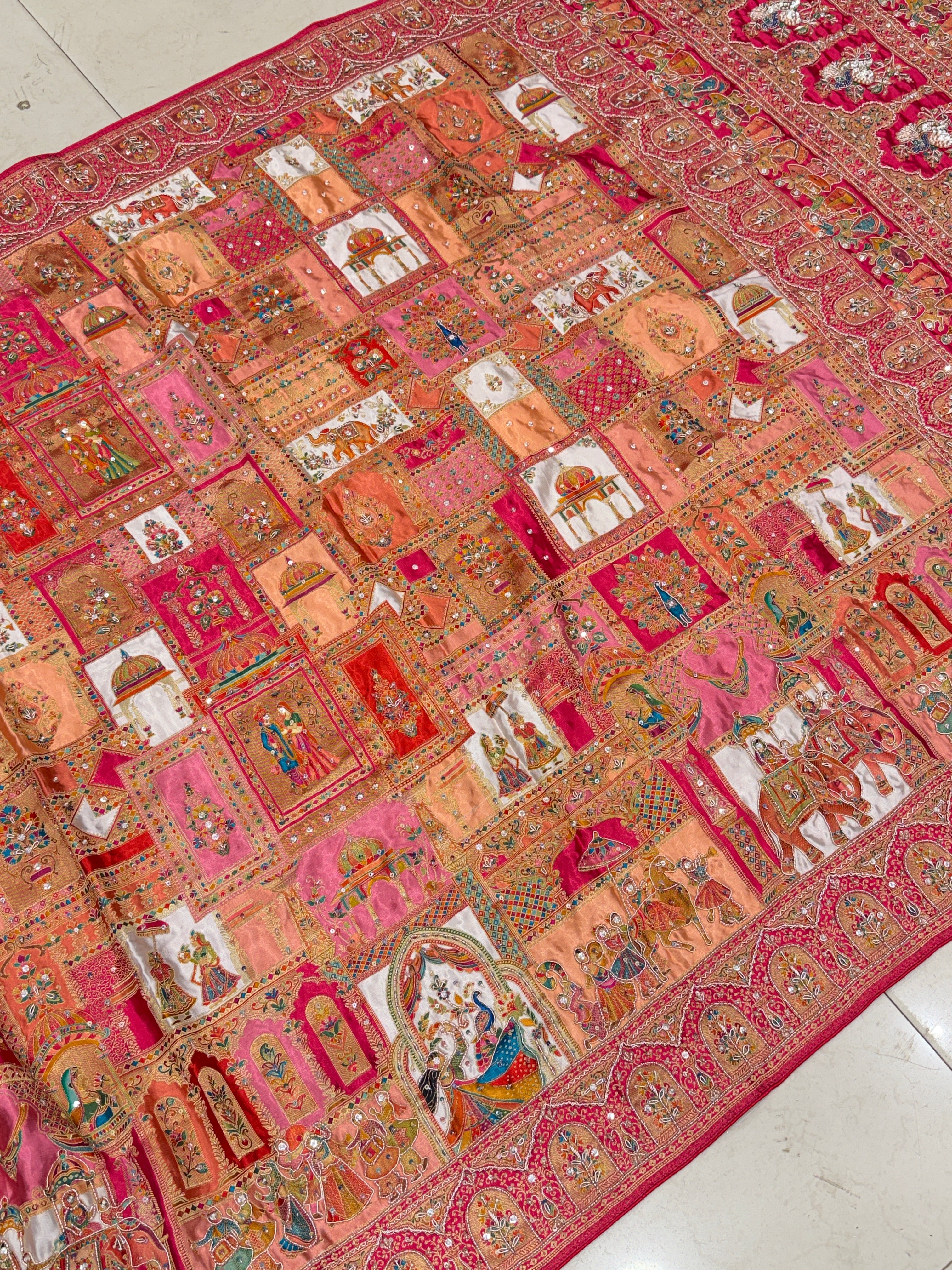 Banarasi Modal Rangkat Doli Edit Saree Wedding Edition Hand Embroidery Saree