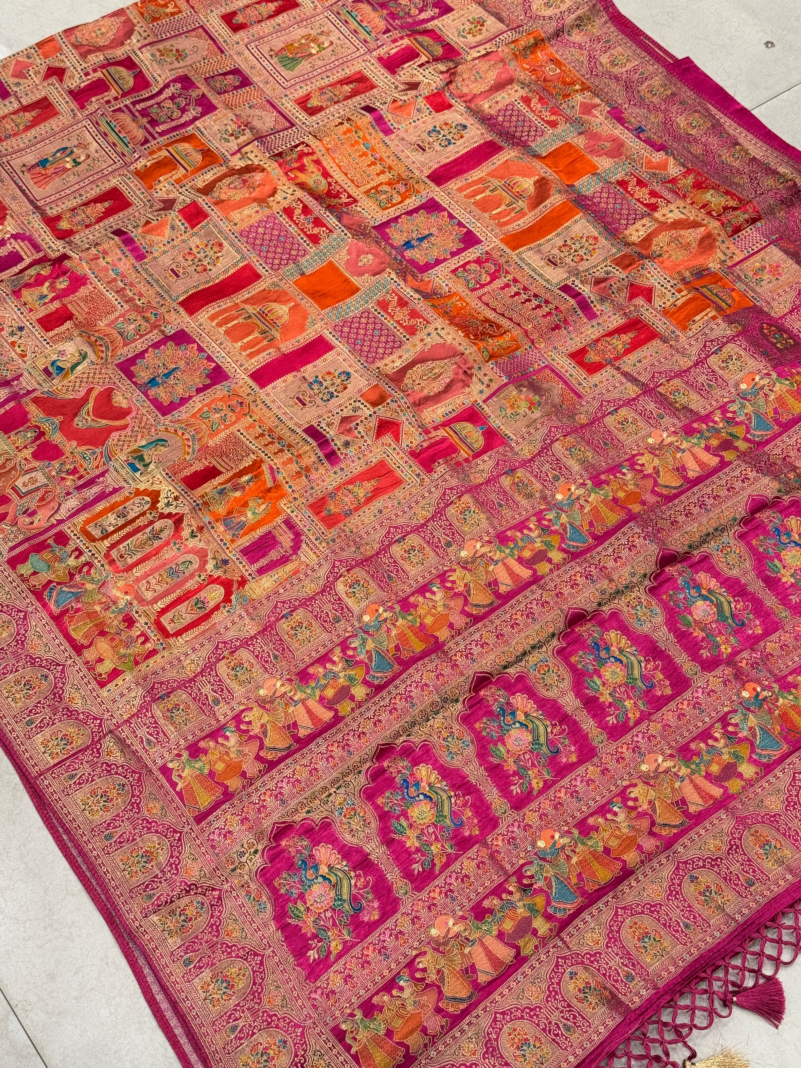 Rani Doli Baarat Edit Modal Banarasi Weaved Saree