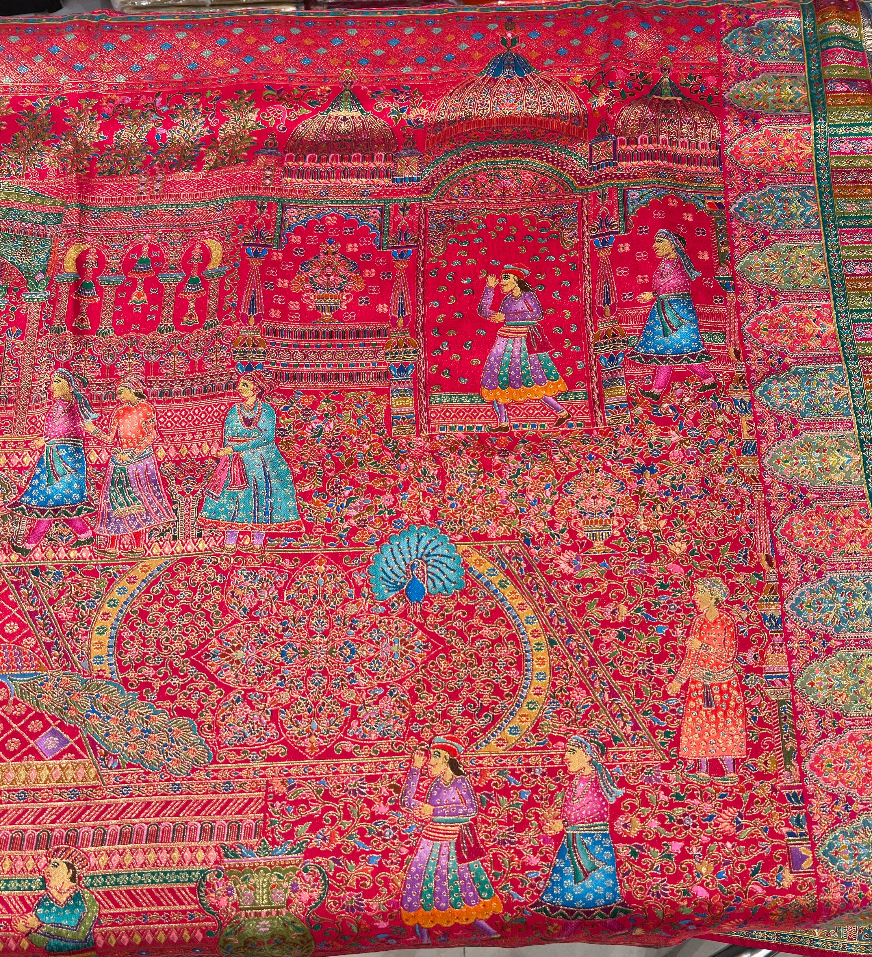 Rani Pashmina Style Darbar Silk Saree