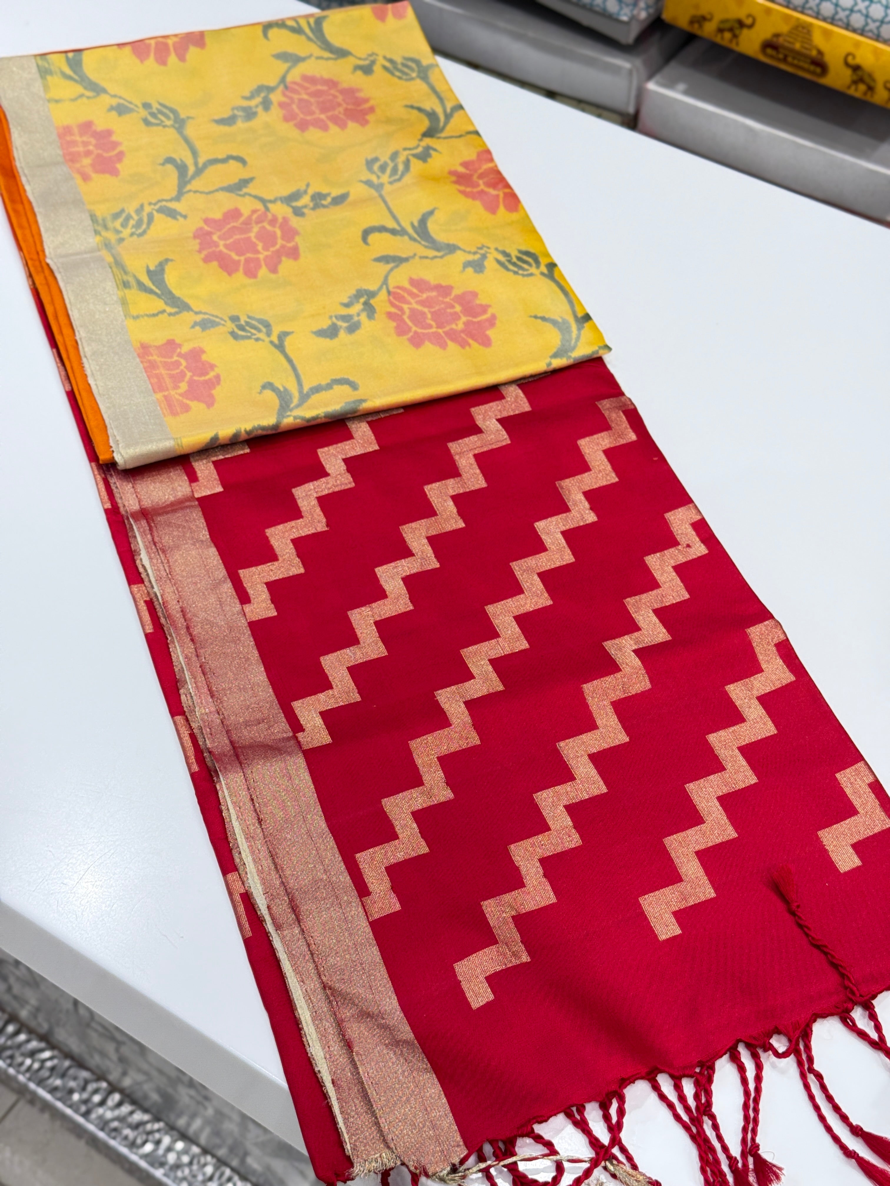 Contemporary Pochampally Ikat Patola Saree