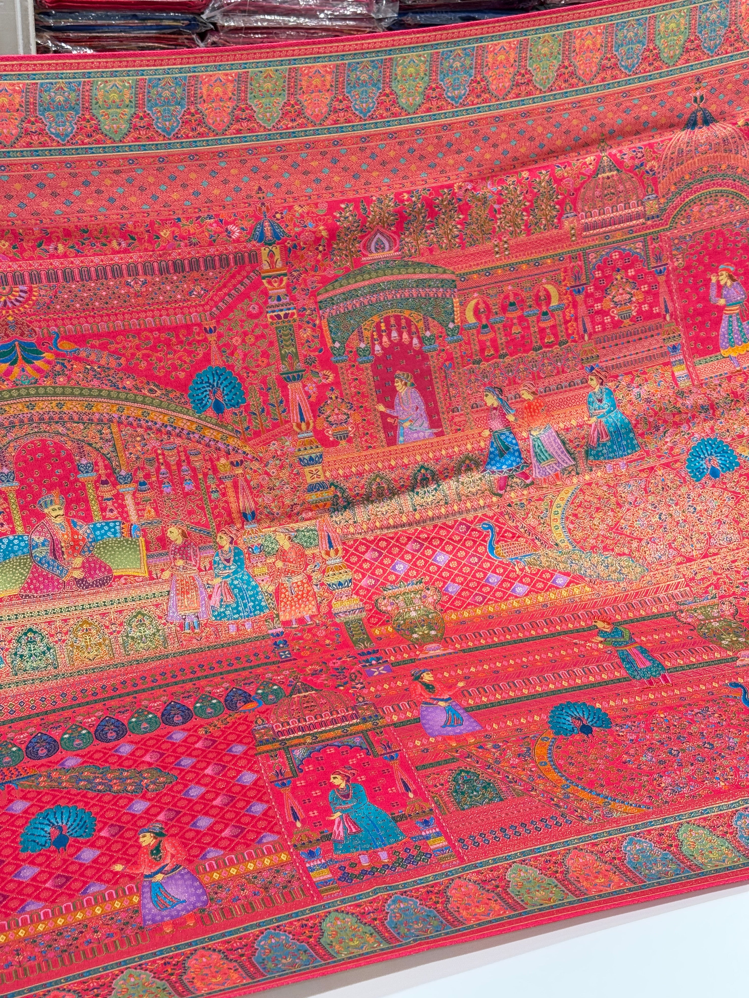 Rani Pashmina Style Darbar Silk Saree