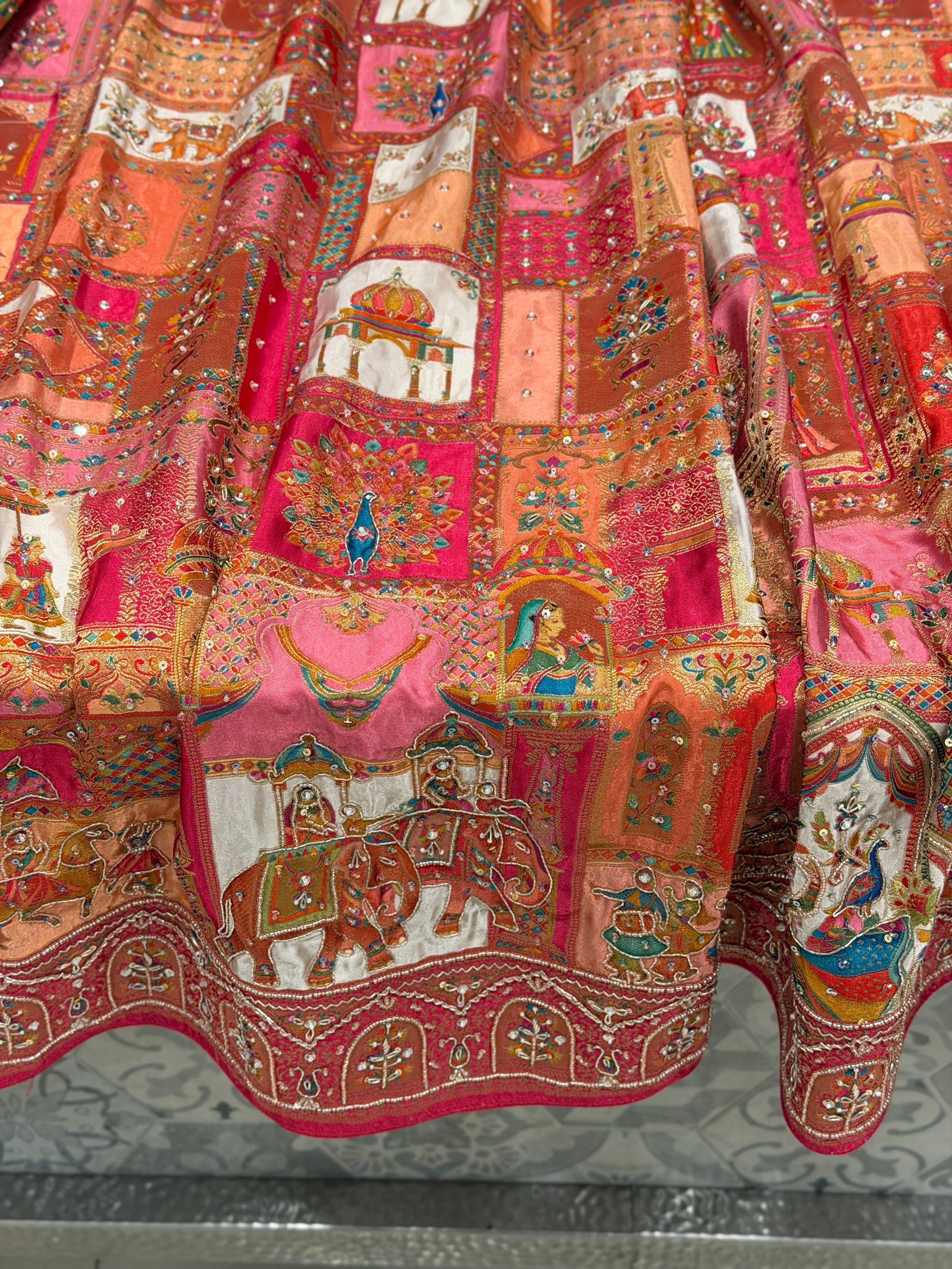 Banarasi Modal Rangkat Doli Edit Saree Wedding Edition Hand Embroidery Saree