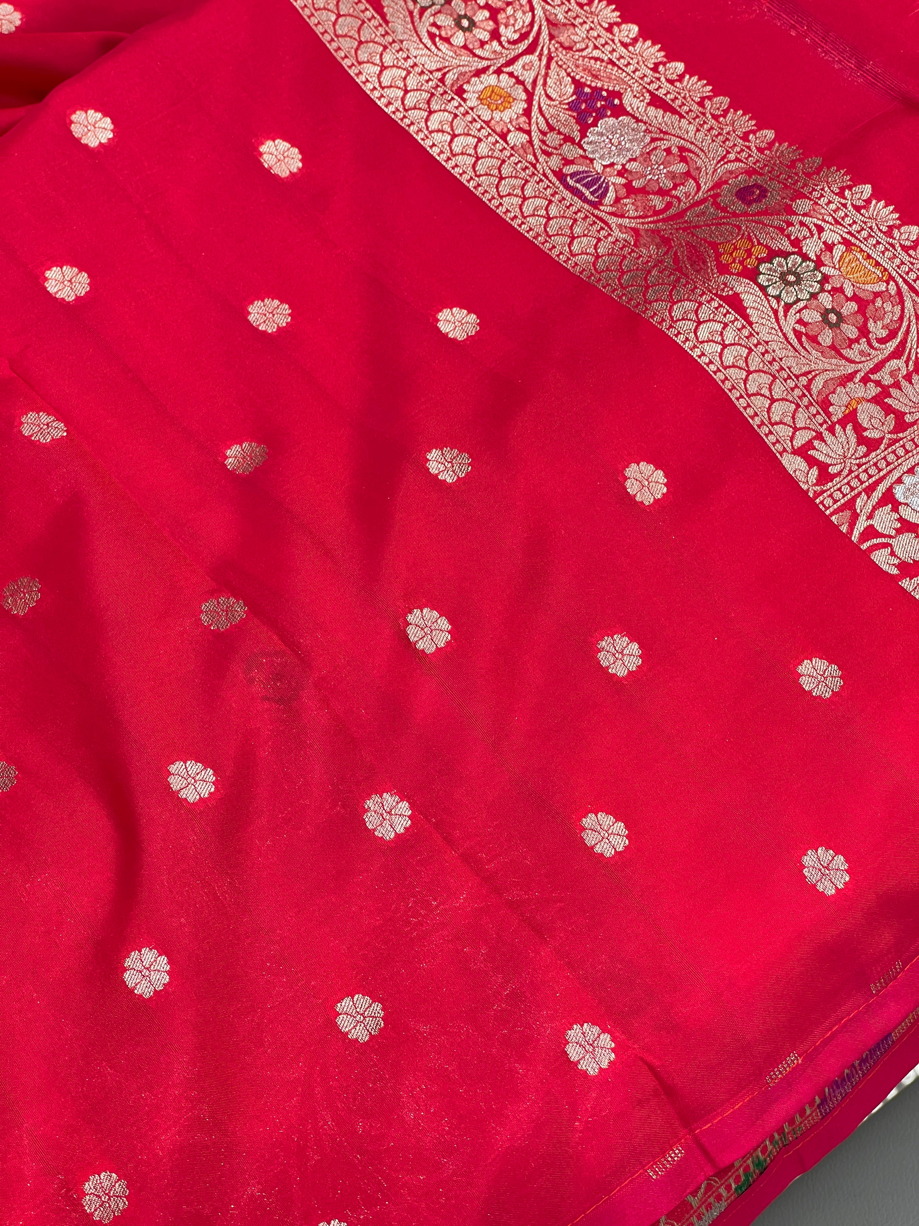 Rani Banarasi Meena Jaal Saree