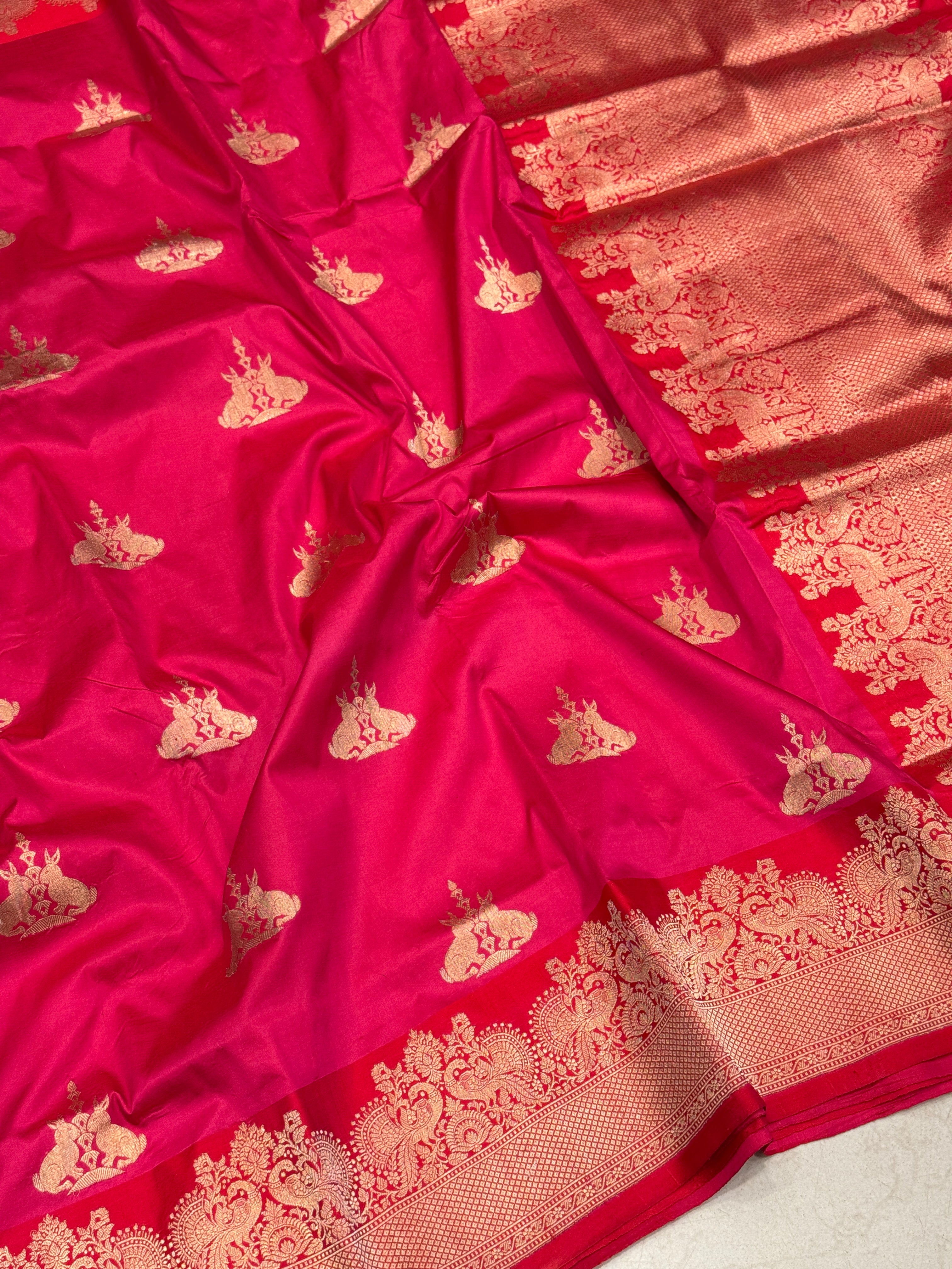 Handloom Banarasi Shikara Weave