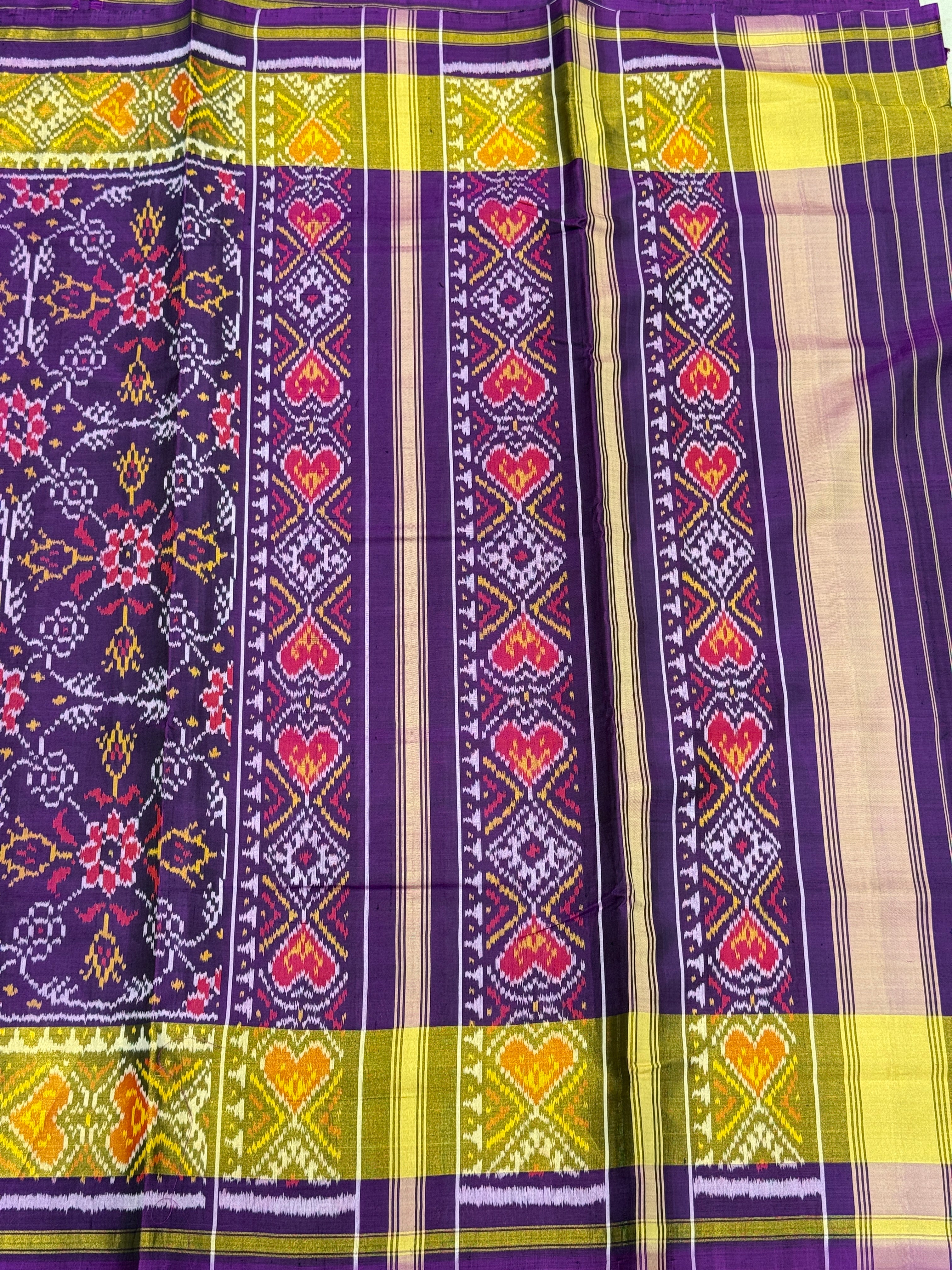 Violet Handloom Rajkoti Patola