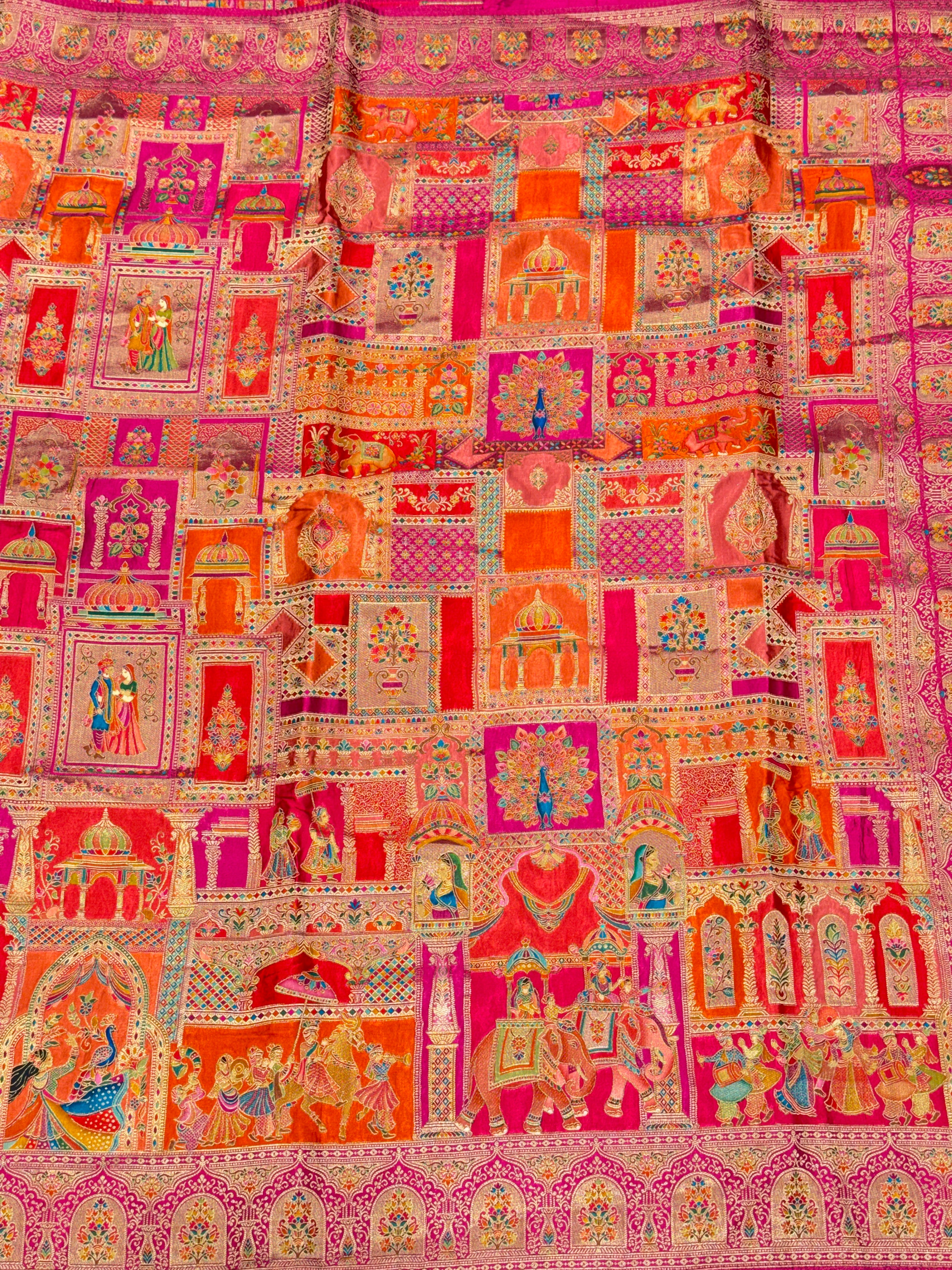 Rani Doli Baarat Edit Modal Banarasi Weaved Saree