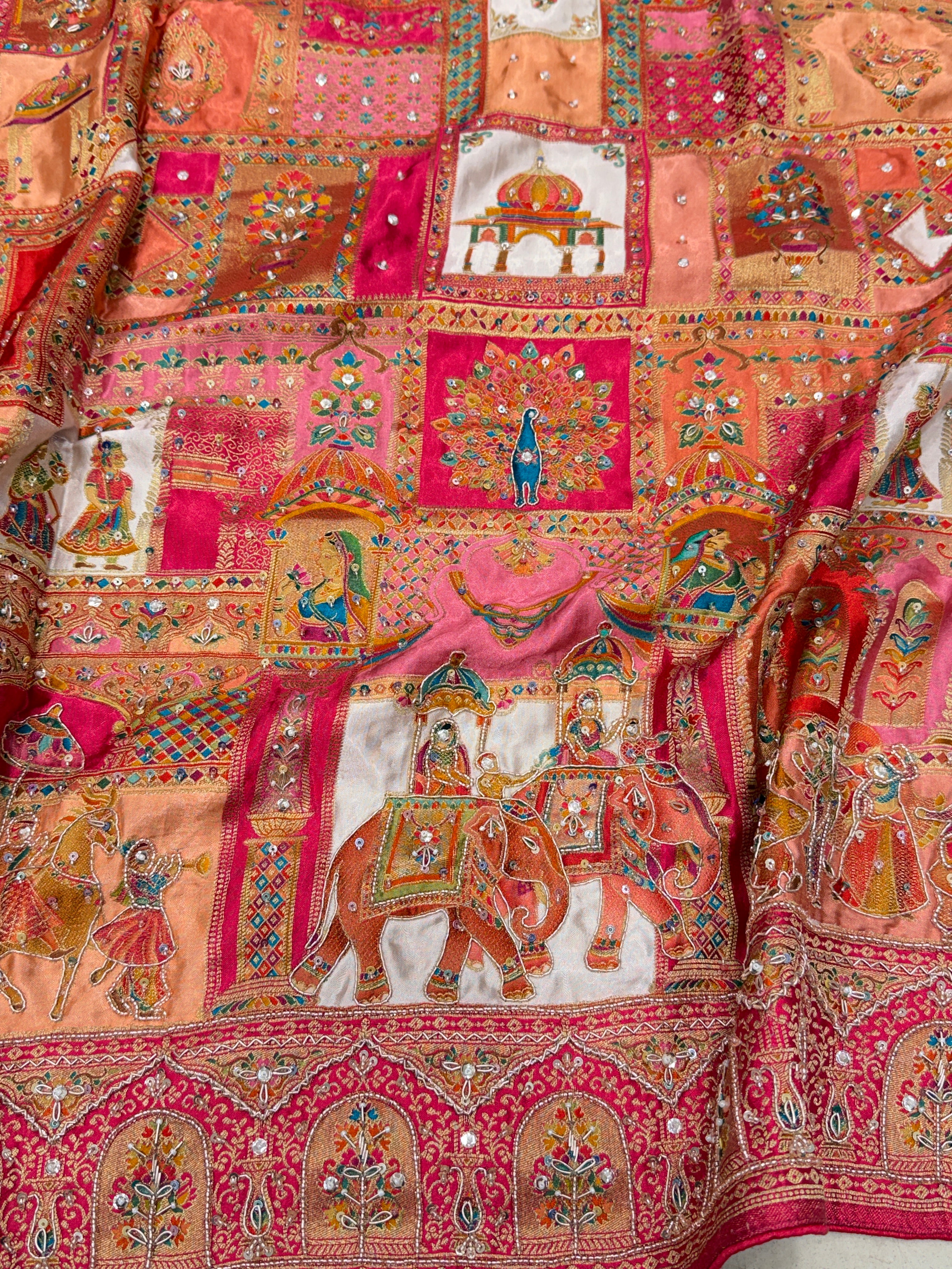 Banarasi Modal Rangkat Doli Edit Saree Wedding Edition Hand Embroidery Saree