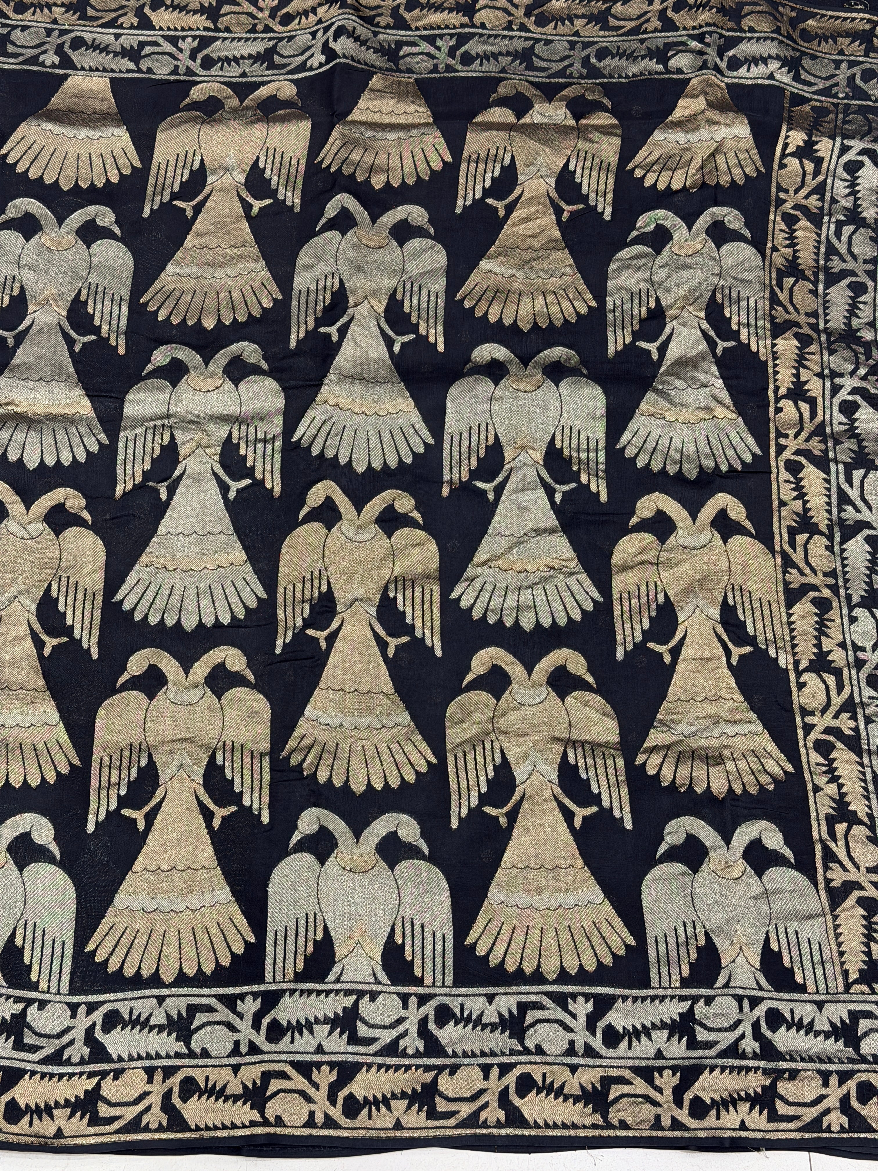 Black Eagle Nita Ambani Inspired Contemporary Banarasi Munga Saree