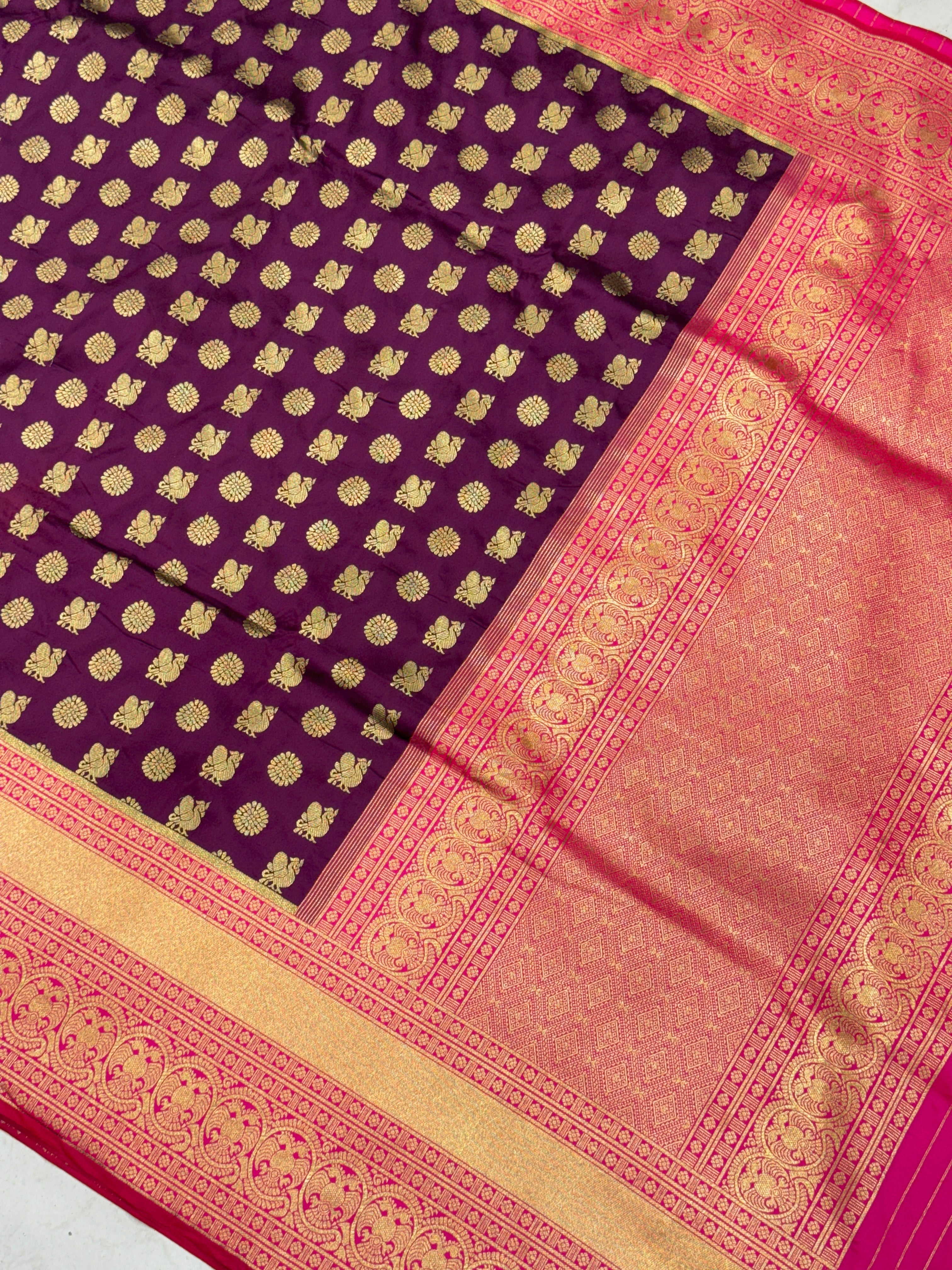 Wine Rani Kanjivaram Silk Saree