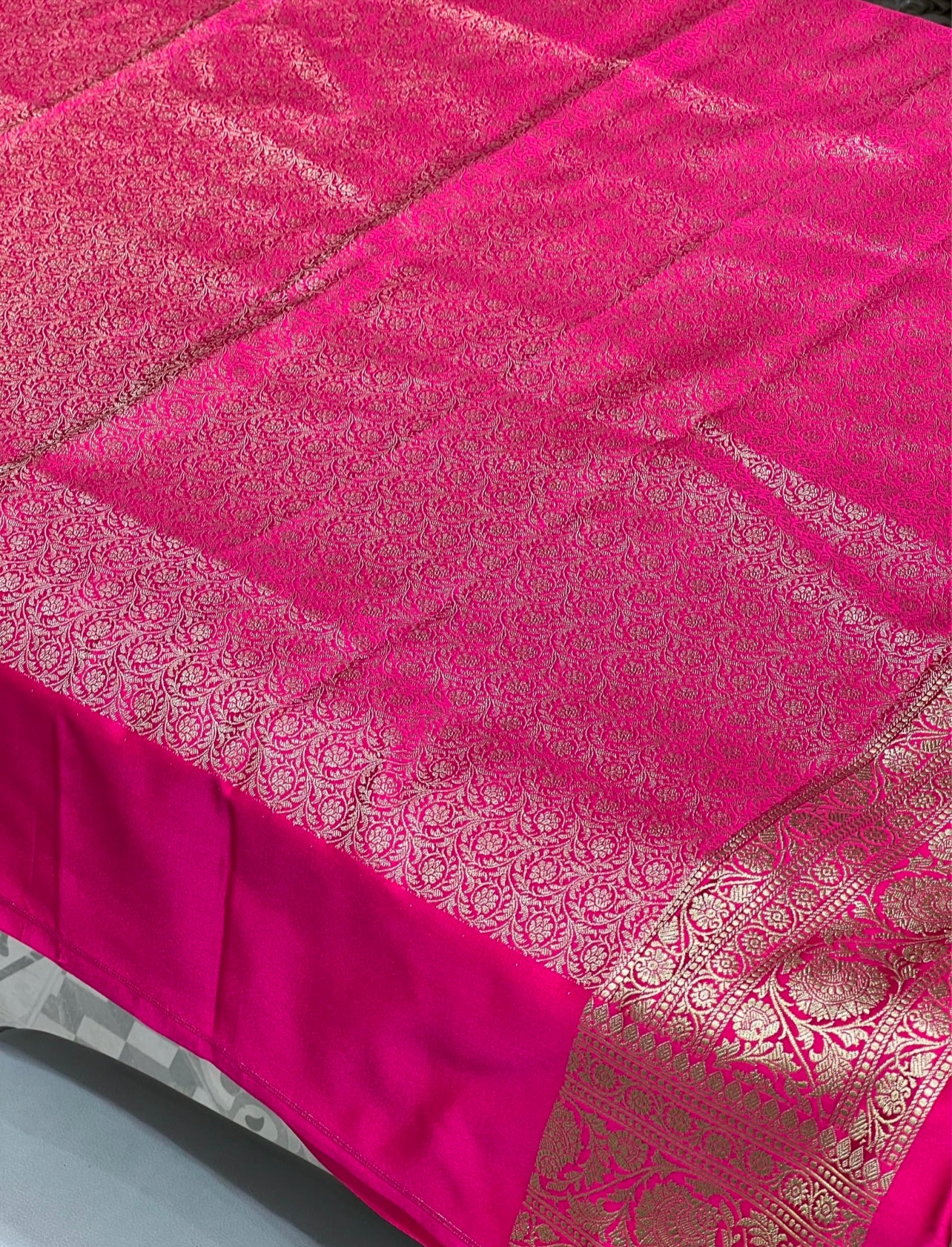 Rani Banarasi Chand Butti Saree