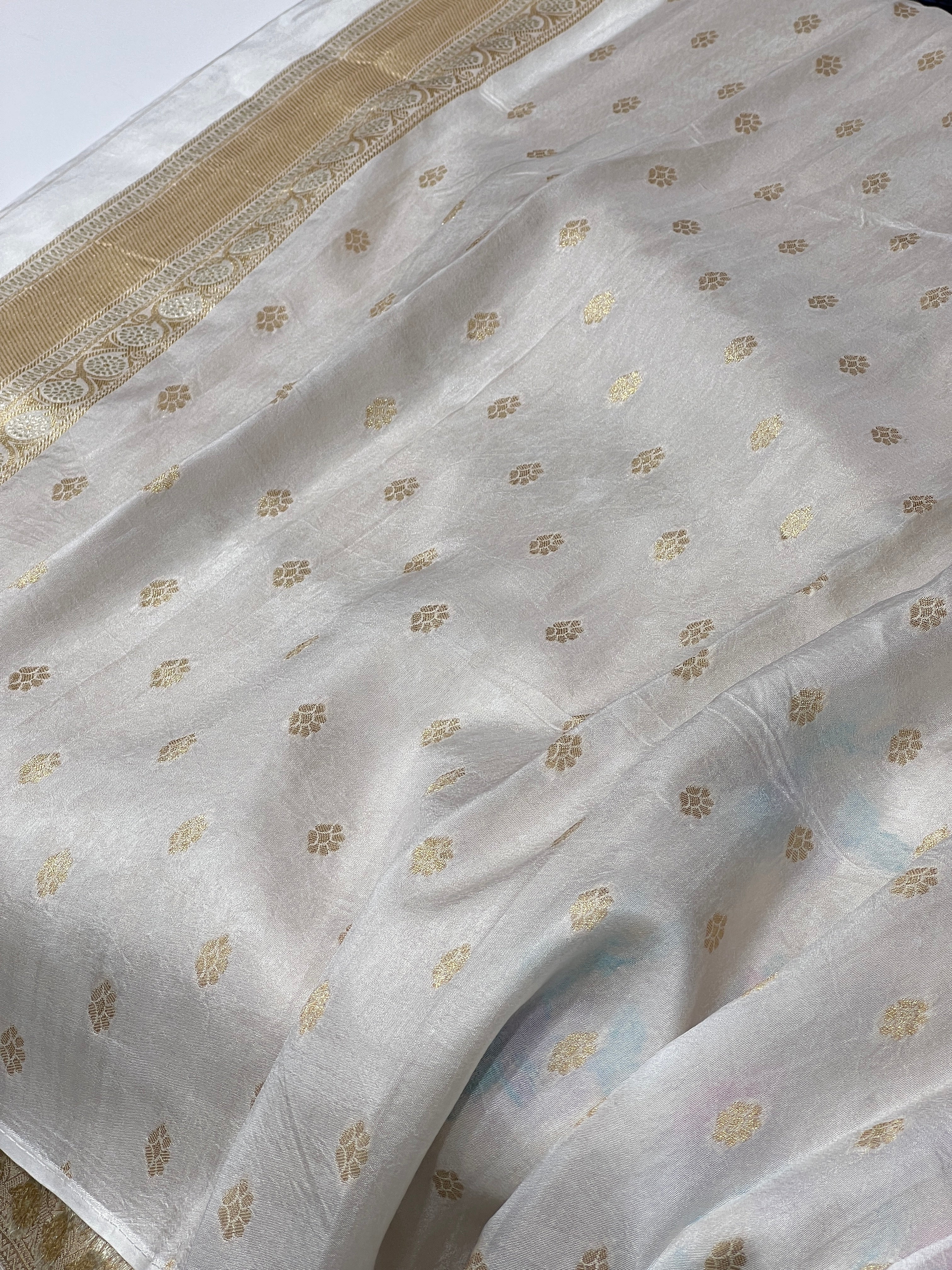 Banarasi Tissue x Munga Silk Jaal Saree