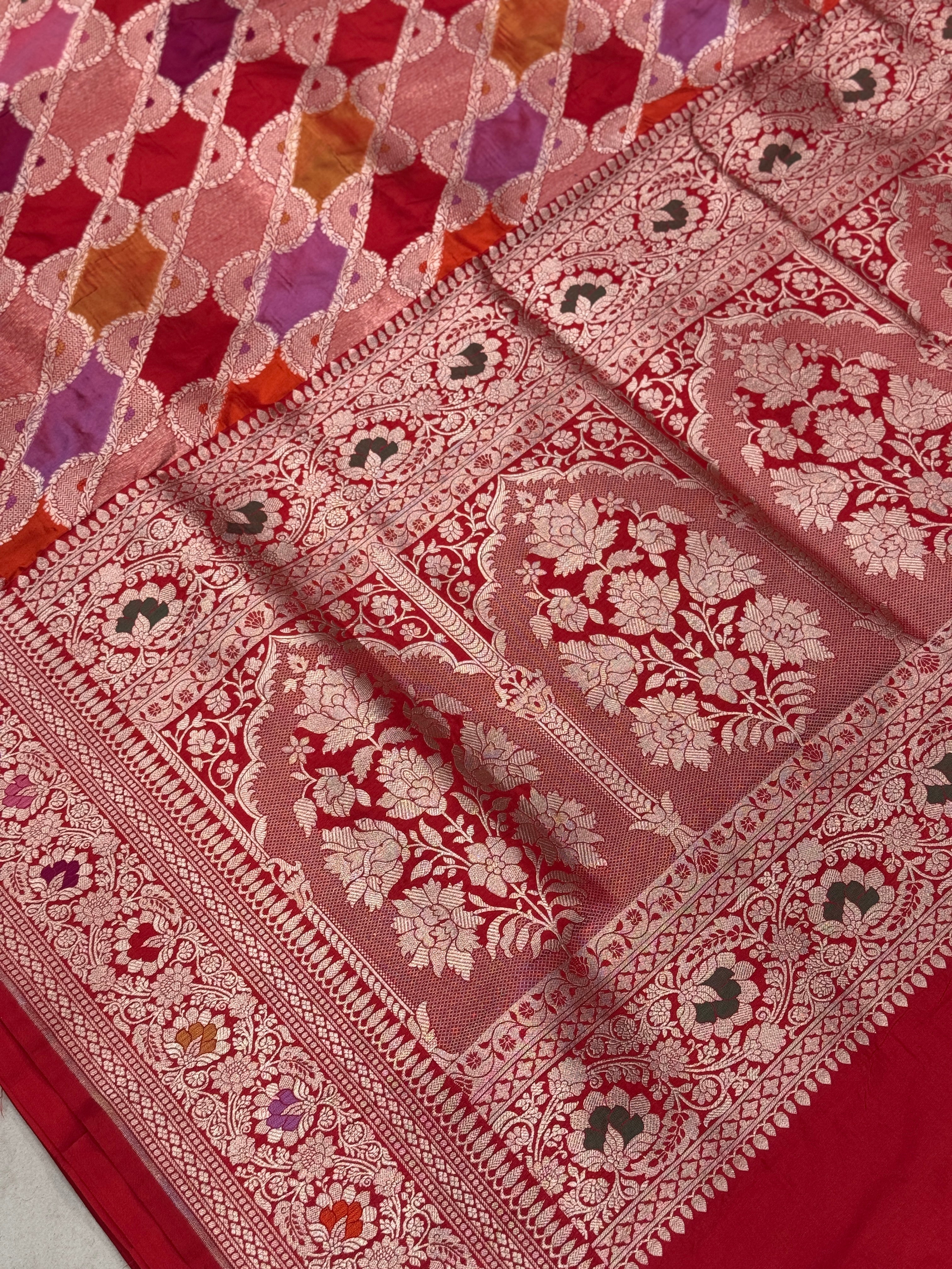 Banarasi Katan Rangkat Saree