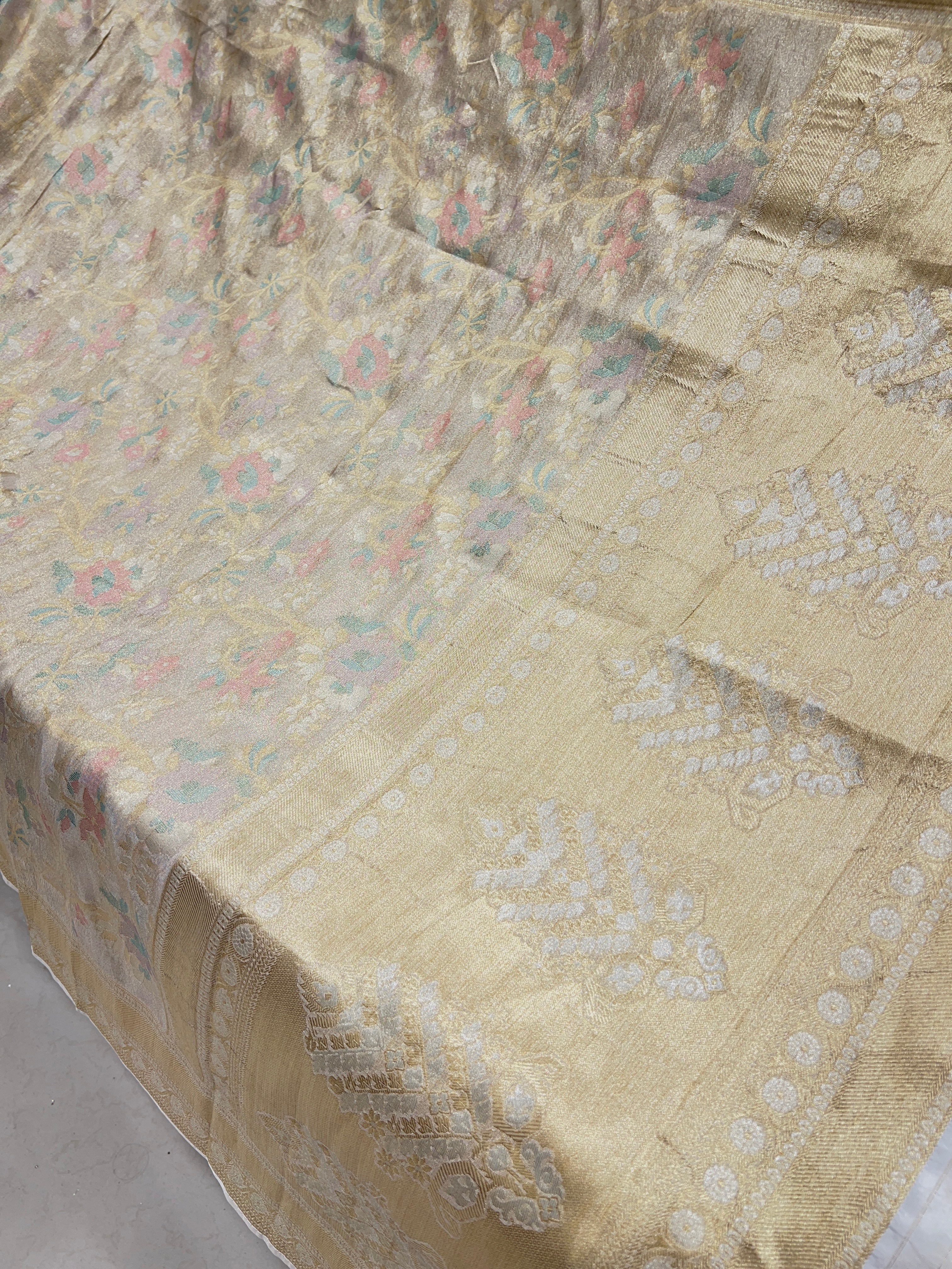 Banarasi Tissue x Munga Silk Jaal Saree