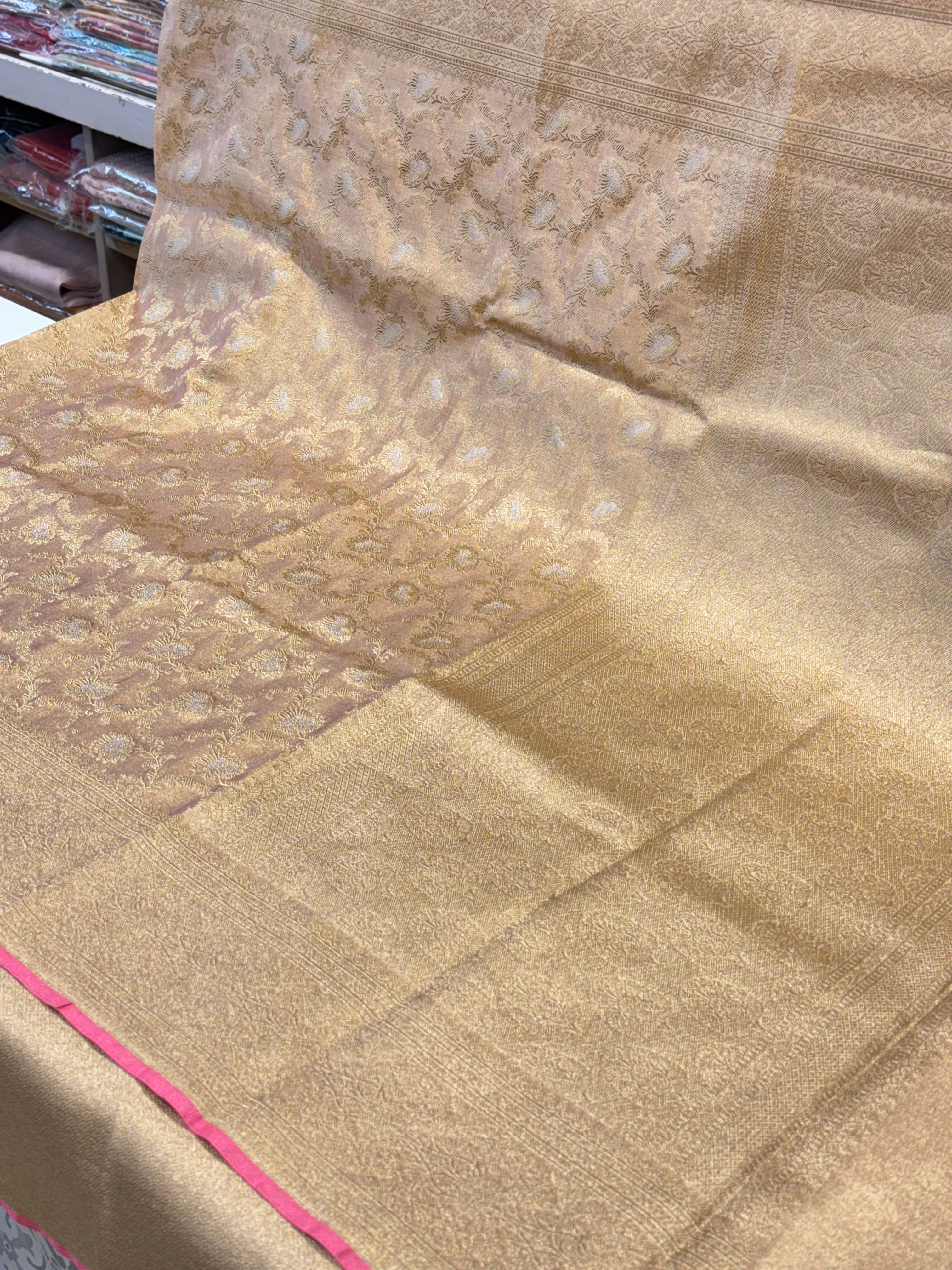 Soft Banarasi Tissue Weaved Saree