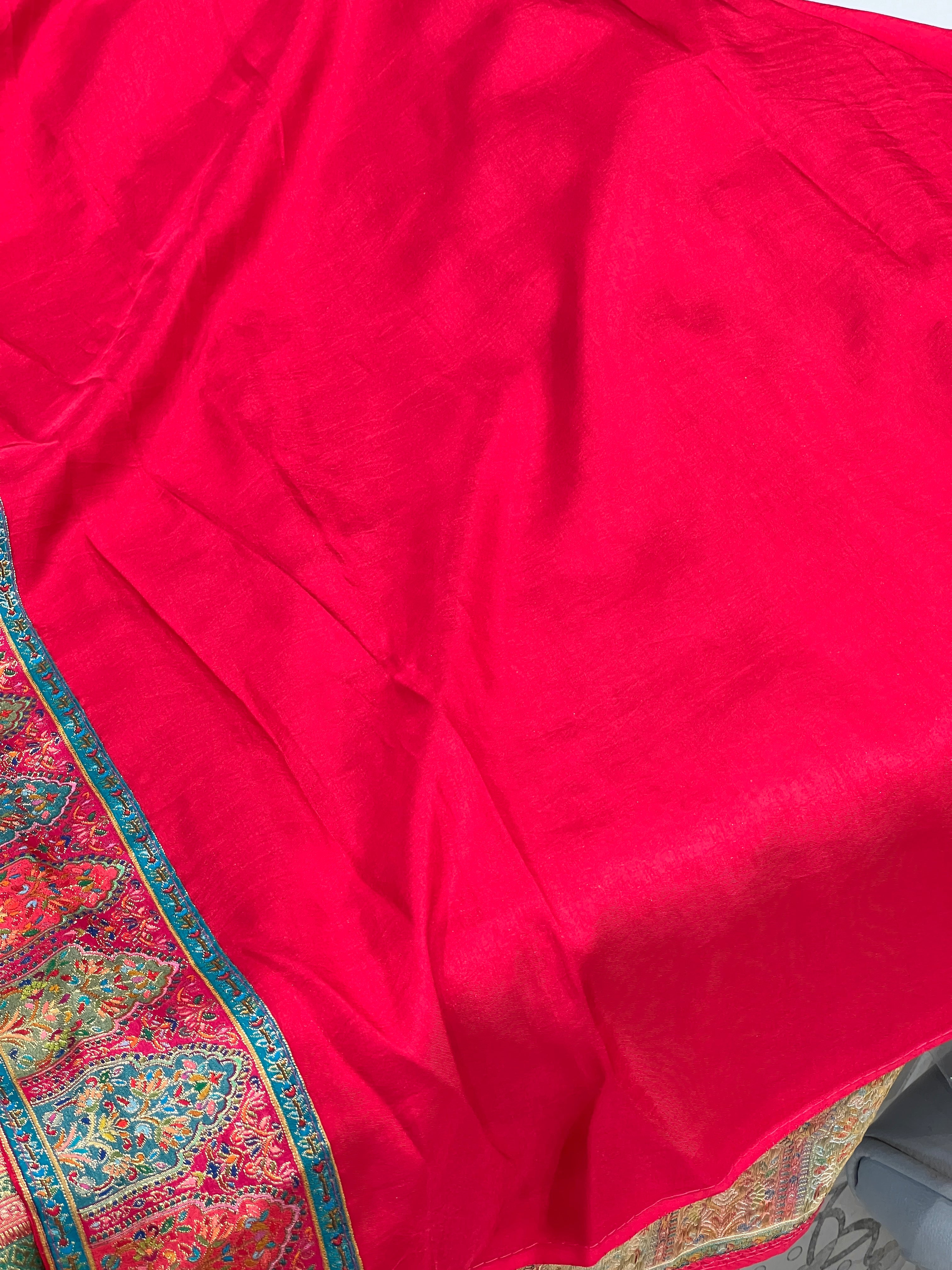 Rani Pashmina Style Darbur Silk Saree