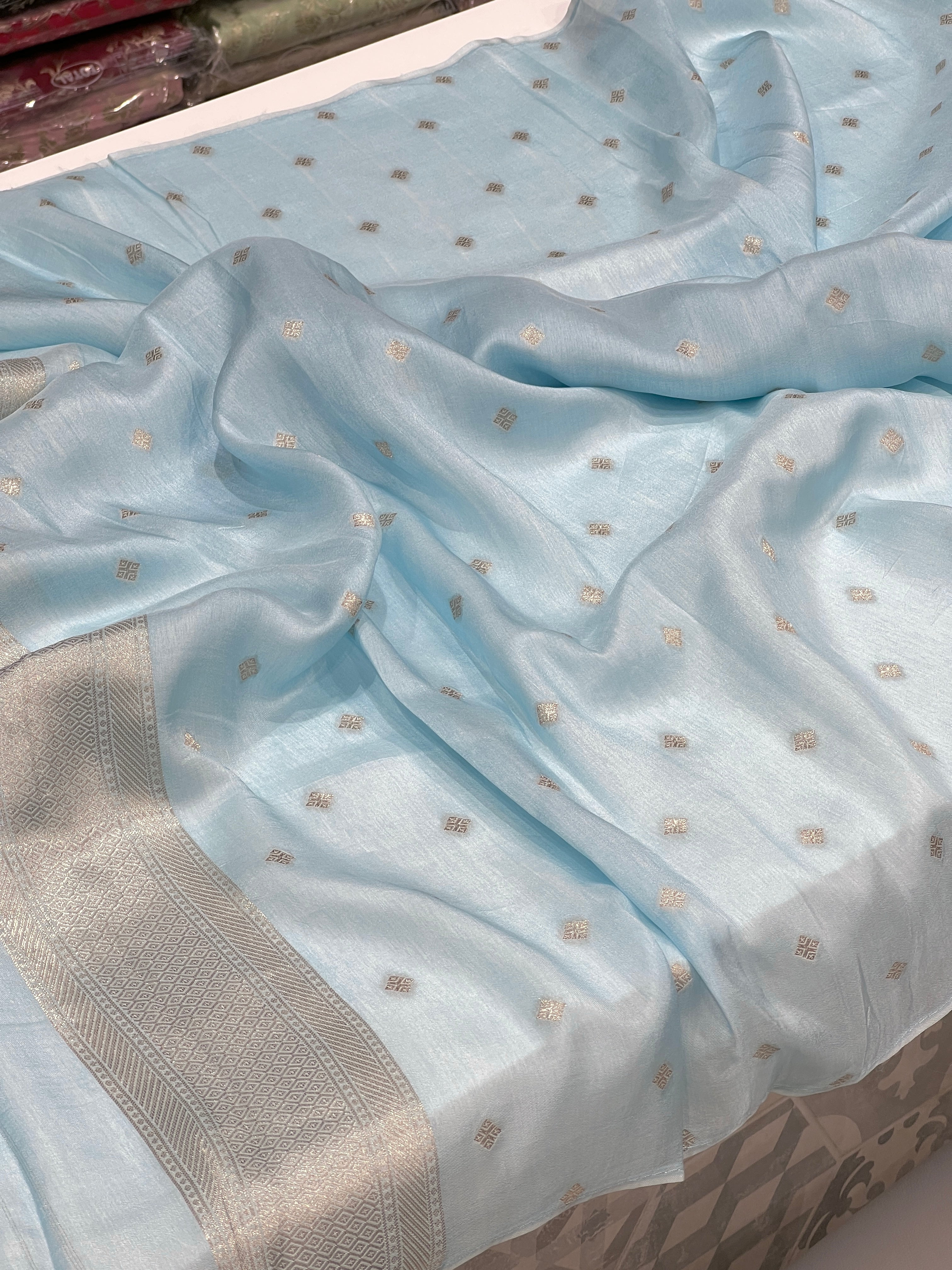 Blue Banarasi Munga Silk Shikara 2.0 Saree